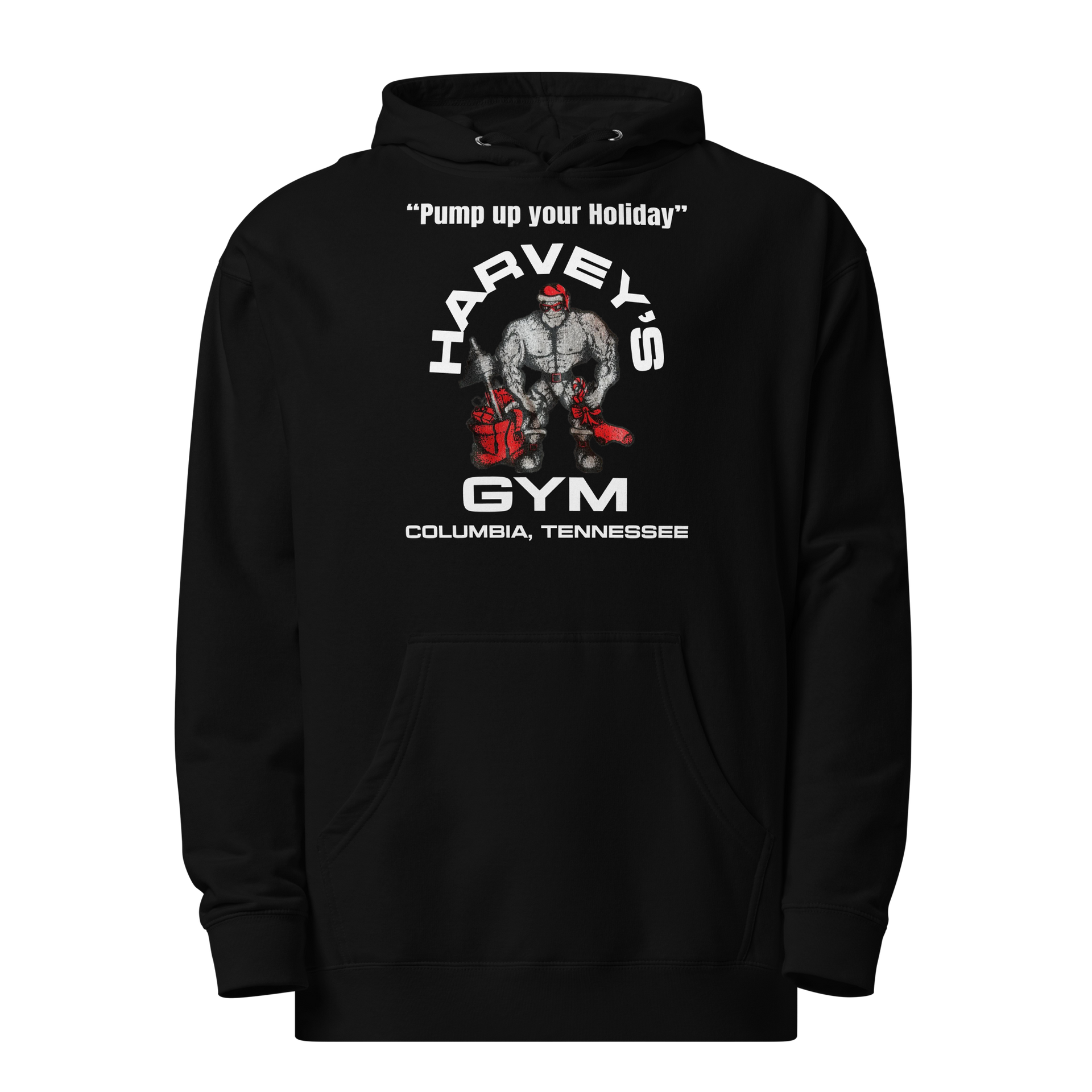 Harvey's Christmas hoodie – Harvey's Gym
